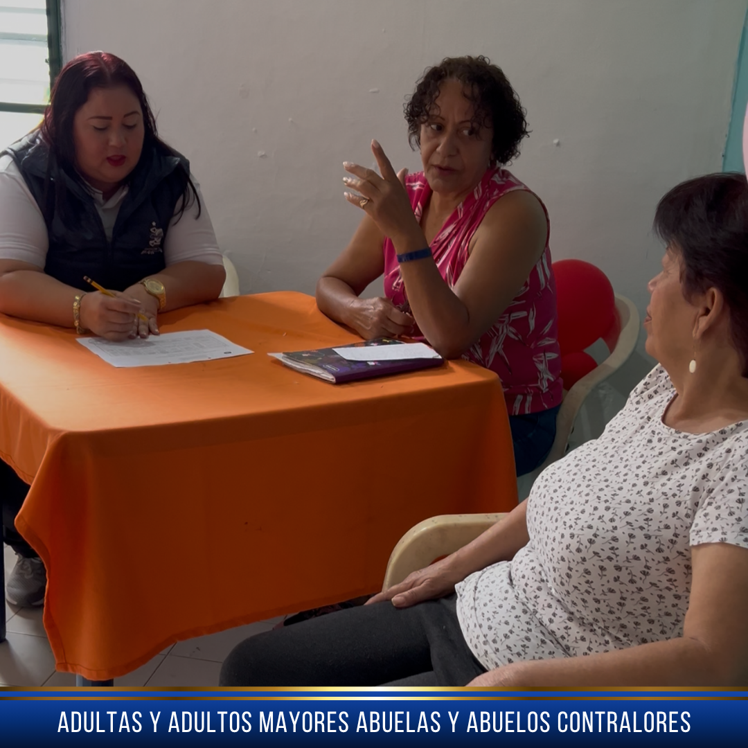 Reunión operativa con líderes comunitarios